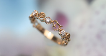 DB1796/K18PG�i�s���N�S�[���h�j�_�C�������O